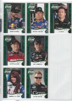 *2011 FanFare EMERALD PARALLEL #43 Jennifer Jo Cobb RC-#01/25! ONE CARD ONLY!* - Image 1 of 4