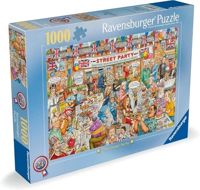 The Street Party Royal Puzzle 1000 Piece Jigsaw  - Image 1 of 3
