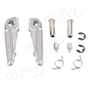 Front Footrest Foot Peg Assembly Fits Kawasaki Z1000 2007-2013 2008 Z750 Silver - Picture 1 of 8