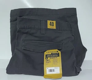 Carhartt Work Shorts Canvas Cargo BS3542 Rugged Flex Relaxed Fit Men’s 40 NEW! - Picture 1 of 2