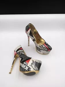 Marilyn Monroe Stilettos SZ 8.5 Shoe Republic LA Unique - Picture 1 of 14