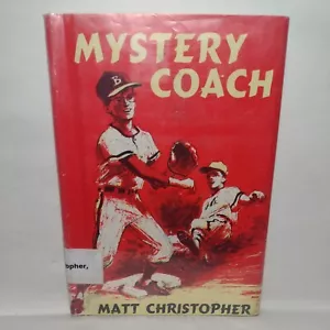 Mystery Coach By Matt Christopher -1973 -1st Edition HC w/DJ -Baseball - Picture 1 of 16