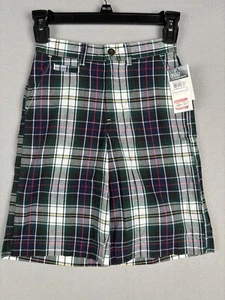 Vintage Polo Ralph Lauren Short Toddler Boys 7 Plaid Multicolor Pockets USA 2524 - Picture 1 of 14