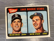 1965 TOPPS #431 BRILES SPEZIO ST. LOUIS CARDINALS ROOKIE BASEBALL CARD NM+