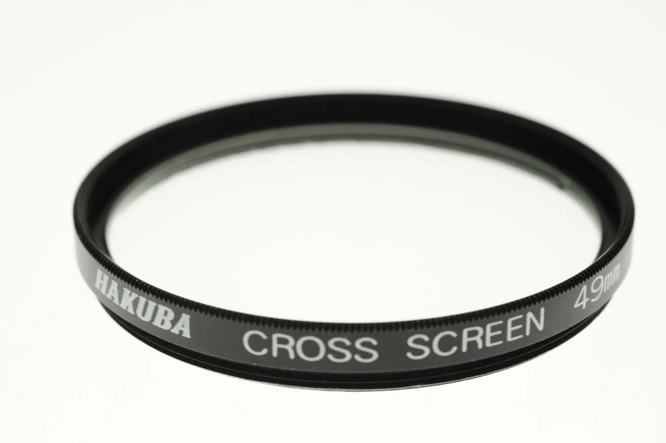 Hakuba 49mm Cross Screen filter. Made in Japan. EXC++ condition. - Image 1 of 1