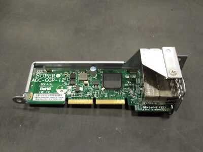 Supermicro AOC-CGP-i2 Dual-port Gigabit MicroLP Ethernet Adapter w/ BKT-0054L - Image 1 of 3