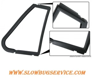 VW MAGGIOLONE BEETLE 1303 CABRIO GUARNIZ. DEFLETTORE DX VENT WING SEAL RIGHT - Imagen 1 de 1