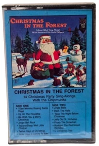 Christmas in the Forest 14 Party Sing- Alongs w/ Chipmunks Cassette Album - NEW - Picture 1 of 4