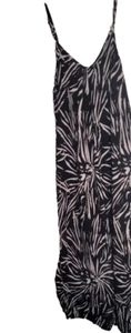 BUENOS NINOS Women Sleeveless V-Neck Black & White  Wide Leg Jumpsuit Size M - Picture 1 of 14