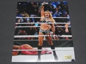 WWE CHARLOTTE FLAIR HAND SIGNED AUTOGRAPHED 8X10 PHOTO - Picture 1 of 2