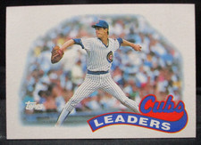 1989 Topps Chicago Cubs Greg Maddux Baseball Card #549 (002)