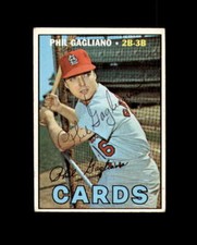 Phil Gagliano Hand Signed 1967 Topps St. Louis Cardinals Autograph