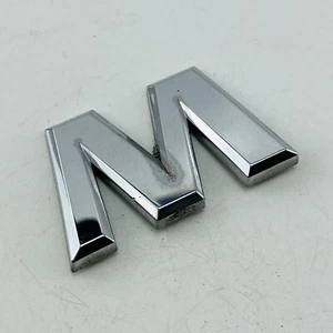 2002 2003 Nissan Maxima Emblem Badge Logo Letter Trunk Rear Chrome OEM D50M-1 - Picture 1 of 6