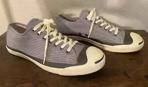 Zapatos Converse Edición Limitada John Varvatos/Jack Purcell M 11/W 12.5 Rayas Difíciles de Encontrar - Imagen 1 de 12