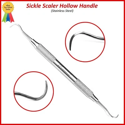 Dental Periodontal Sickle Scaler H6/H7 Stainless Steel Double Ended Instruments - Image 1 of 4