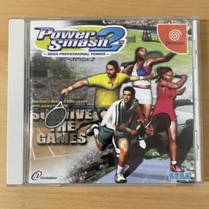 Juego de tenis profesional Power Smash 2 Sega Dreamcast DC importación japonesa 2001 - Imagen 1 de 7