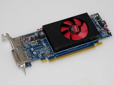 AMD Radeon HD 8490, 1GB GDDR3, Display Port, DVI, LOW PROFILE, 0MX401, WORKING - Image 1 of 4