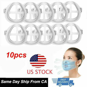 10 Pcs 3D Mask Bracket Mouth Separate Inner Stand Holder Breathing More SPACE 