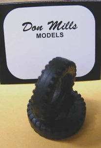 Dinky Toy #20 Supertoy Tires For Euclid Dump Truck 25mm (2 ea) - Picture 1 of 5