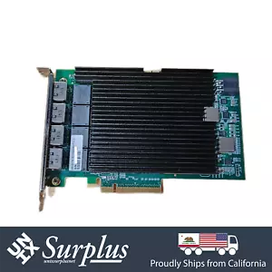 Silicom Quad Port 10GB PCIe RJ45 PE310G4I40EU-T X540-T4 Ethernet Network Adapter - Picture 1 of 4