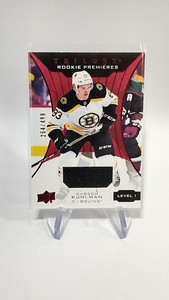 2020-21 Upper Deck Trilogy Rookie Premieres Jersey Karson Kuhlman 254/499