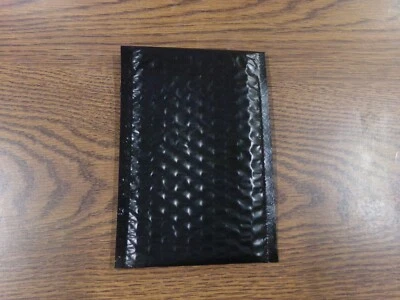 10-100 4x8 BLACK BUBBLE Mailers Poly Shipping Protective 10 25 50 Bags - Image 1 of 4