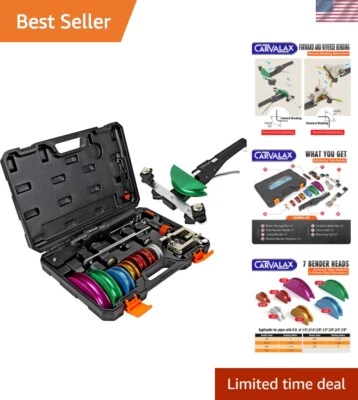 Versatile Hand-Powered Pipe Bending Kit – Compact and Durable with Storage Case - Image 1 of 4