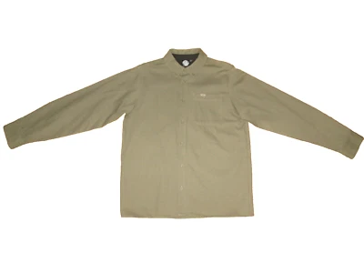 New SANTA CRUZ Skateboards Bowman Olive Green Long-Sleeve Shirt  Work Top ~ L - Image 1 of 4