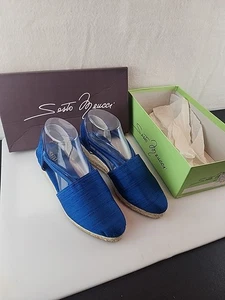 Sesto Meucci "Juan Damenschuhe blau Riemen hinten Größe 8M - Bild 1 von 10