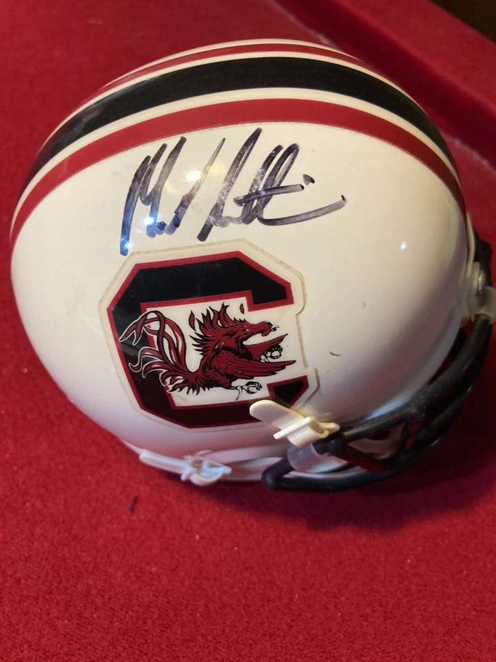 Marcus Lattimore South Carolina Autographed Mini Helmet Beckett Authenticated - Image 1 of 3