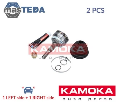 6956 DRIVESHAFT CV JOINT KIT PAIR WHEEL SIDE KAMOKA 2PCS NEW OE REPLACEMENT - Image 1 of 4