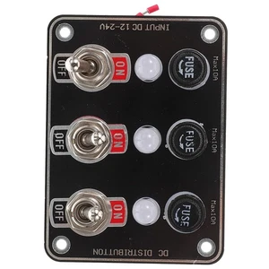  Marine Boat Switch Panel Electric Vehicle Instrument Car Rocker Interior Lights - Foto 1 di 12