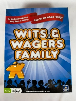 Juego de fiesta ganador del premio Wits and Wagers Family Edition Foto 1 de 3