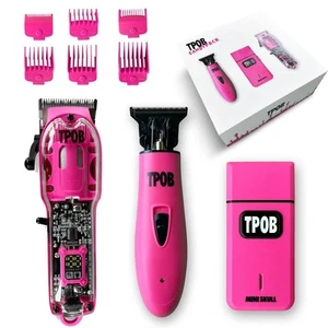 Slime 2 Candy Pink Clipper Trimmer Shaver Set Barber Hair Clippers in Matte P... - Picture 1 of 9