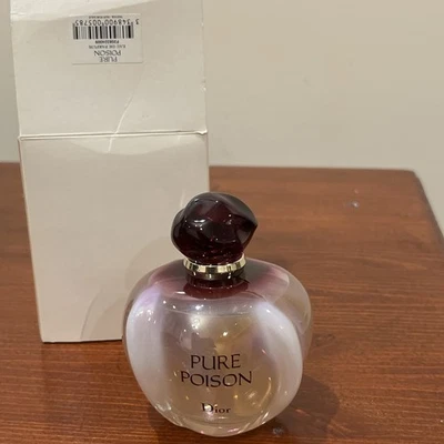 CHRISTIAN DIOR ~ PURE POISON EAU DE PARFUM SPRAY  3.4 OZ 100ml New In White Box - Image 1 of 4