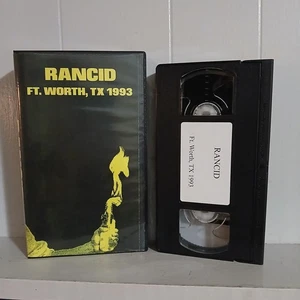 Rancid VHS Live Ft Worth TX 1993 Punk Rock Concert Video - Picture 1 of 3