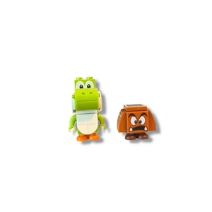 LEGO Super Mario Yoshi and Goomba Figures Lot Genuine Authentic Nintendo - Picture 1 of 4