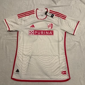 2024-25 Adidas Maglia Calcio Uomo St Louis City SC Versione Autentica Large L - Foto 1 di 13