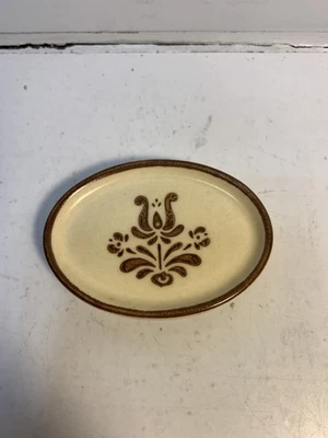 Difícil de encontrar!!!  Imán de cocina ovalado marrón para refrigerador Pfaltzgraff Village Foto 1 de 4