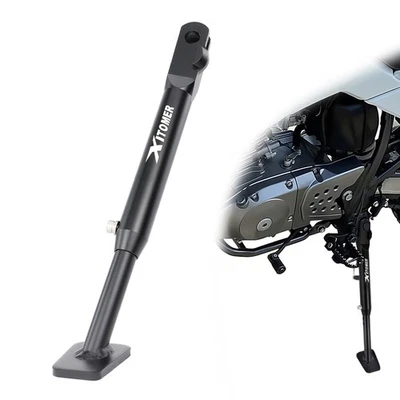 CNC Anodized Adjustable kickstand Aluminum Black Fit For Suzuki DR200S 2015-2020 - Image 1 of 4