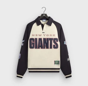 NEW Kith for the NFL New York Giants Vintage Rugby Sandrift Sizes XS-XXL IN HAND - Picture 1 of 5
