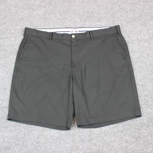 Peter Millar Shorts Men's 40 8" Inseam Black Flat Front Chino Golf Performance - Picture 1 of 10