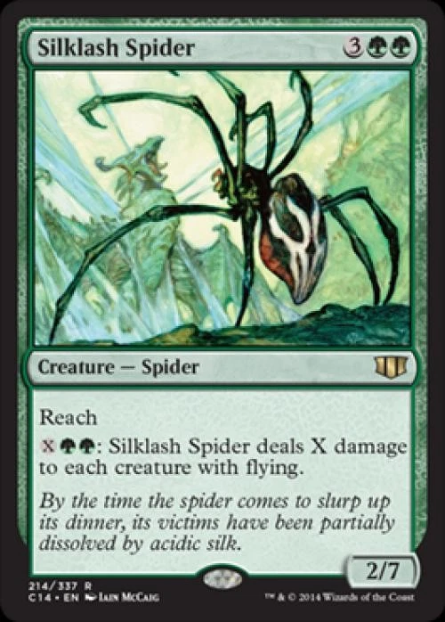 Silklash Spider - Medium Play MTG Commander 2014 Edition - Image 1 of 1