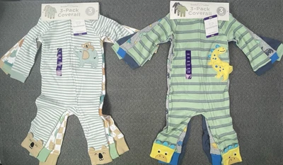 Koala Baby Lot of 6 One Piece Sleep & Play Sets Boys Toddler 24 Months NWT - Image 1 of 4