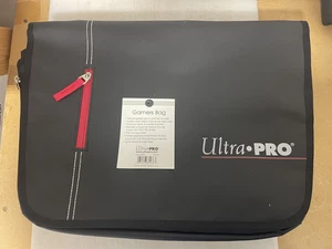 ULTRA PRO GAMERS BAG RED BLACK PORTABLE GAMING CASE DRAGON ARTWORK NEW - Picture 1 of 7