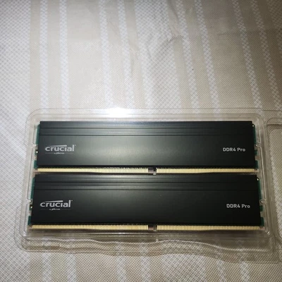 Kit de memoria de escritorio Crucial Pro 32 GB (2x16 GB) DDR4-3200 UDIMM 1,2 V CL22 probado Foto 1 de 4