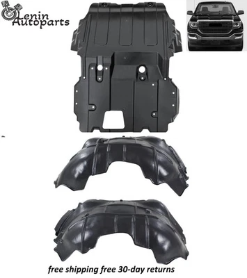Fender Liner For GMC Sierra 1500 2014-18 Front Engine Cover Engine Splash Shield - Image 1 of 4
