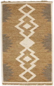 5X8 ft Jute Sumak Braided Rug Contemporary Farmhouse Style Modern Decor Carpet - Picture 1 of 17