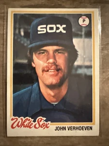 1978 Topps #329 John Verhoeven MLB White Sox                                 (M) - Picture 1 of 2