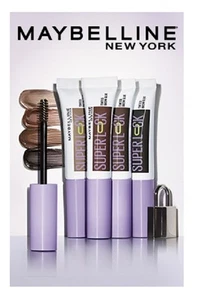 MAYBELLINE Super Lock Tinted Brow Glue 7ml SEALED - Choose Shade - Picture 1 of 9